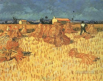  Harvest Painting - Harvest in Provence Vincent van Gogh